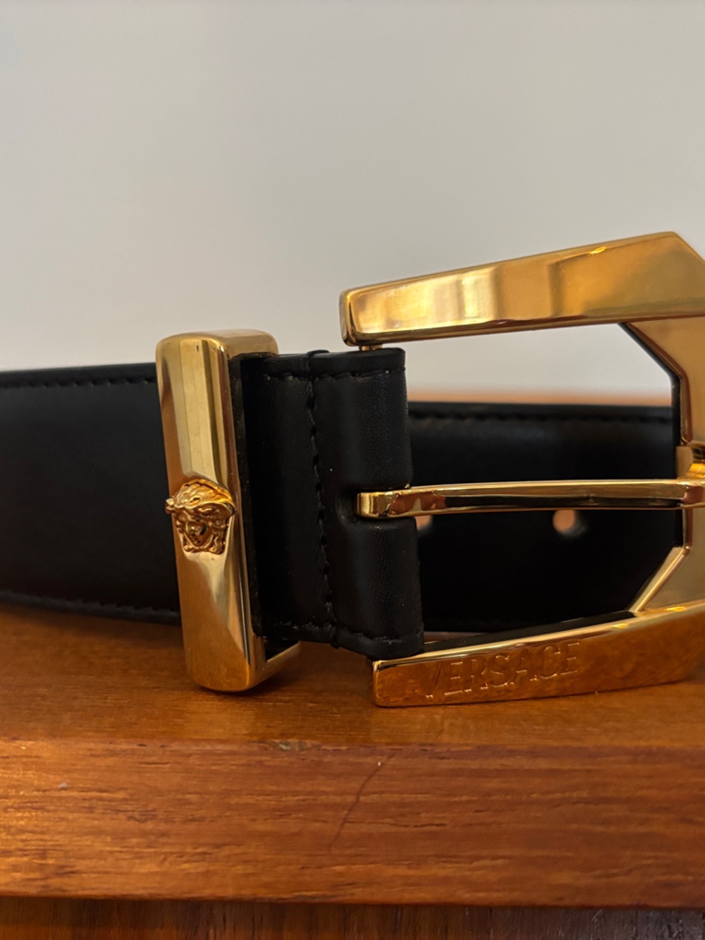Medusa Heritage leather belt